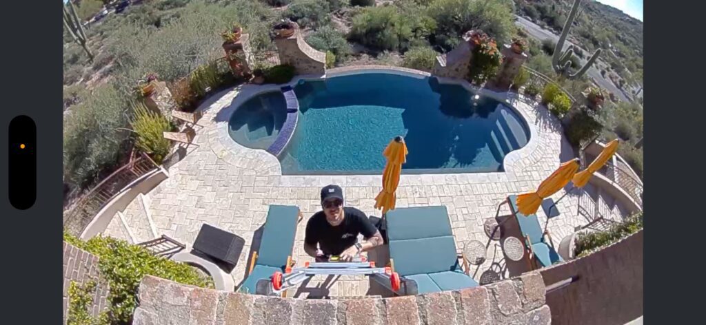 Apex Home Automation installing security cameras in a home